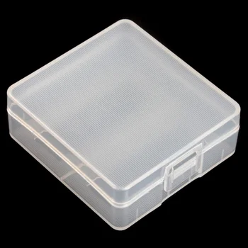 1 Vnt Nešiojamas Kietasis Plastikinis Laikiklis Laikymo Dėžutė Universalus Skaidrios Baterijos Laikymo Atvejais Tinka 2x9V Baterijos