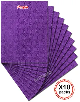 10 pakuočių kietas violetinės Afrikos SEGO headtie Galvos gele wrap Skarelė royal plaukų wrap minkštas aukštos kokybės