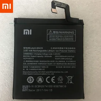 100% Originalios Atsarginės naujos BN20 Baterija 2810mAh už Xiaomi Mi 5C M5C Baterija sandėlyje Su Sekimo numerį