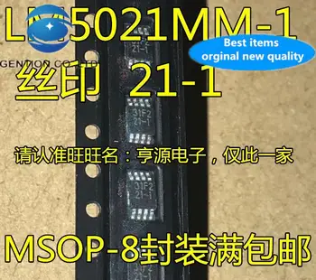 10vnt 100% originalus naujas LM5021MM-1 MSOP-8 dabartinį režimą PWM valdiklio LM5021 šilkografija 21-1