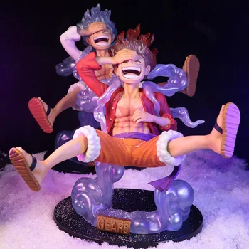 18cm Anime Pav Luffy Pavara 5 Veiksmų Skaičius, Saulės Dievas Luffy Nika PVC Veiksmo Figūrėlė Statula Kolekcines Modelis Lėlės, Žaislai