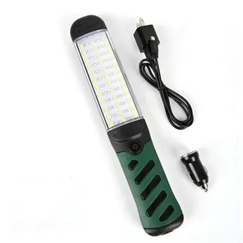 1PCS Portable LED Avarines Darbo Lemputė 60 LED Karoliukai Žibintuvėlis Magnetinio Automobilių Patikra Remontas Rankinius Darbo Žibintas