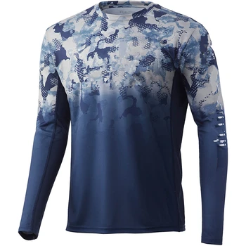 2022 Karšto žvejybos marškinėliai Vasaros ilgomis rankovėmis marškinėliai, greitas džiovinimas kvėpuojantis žvejybos kostiumą sportinę UV apsaugos žvejybos marškinėliai