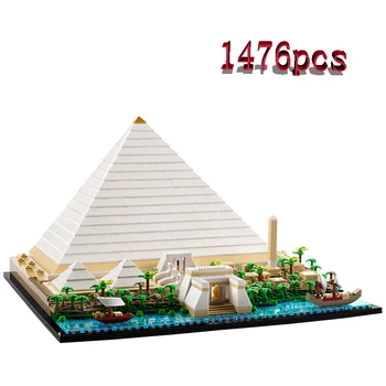 21058 Didžiosios Gizos Piramidės Modelį, Miestas, Pastatas 