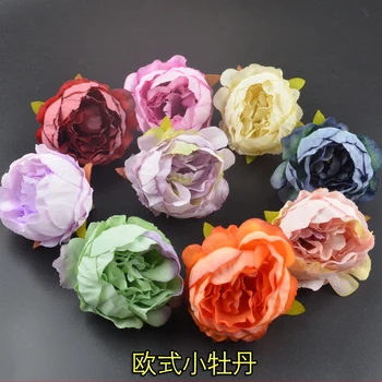 5cm Modeliavimas Rožių Gėlių Galvos Šilko Gėlių 