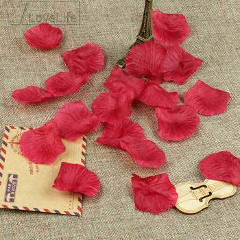 800pcs/daug Renginių, Vestuvių Dekoravimas Šilko Rožių Žiedlapiai Lentelė Dirbtinės Gėlės Žiedlapis Dalyvavimas Šventės Šalies Prekių