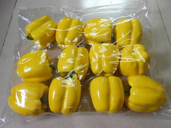 8cm geltona mongo Modeliavimas vaisių Mini Vaisių modelis, modeliavimas vaisių, daržovių rinkinys netikras vaisius dekoratyviniai aksesuarai