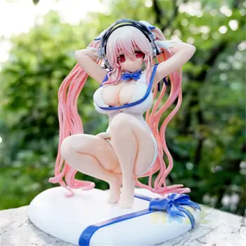 Anime SUPERSONICO PVC Seksuali Mergina, PVC Paveikslas Modelis, Žaislas Naujas Ne Lauke