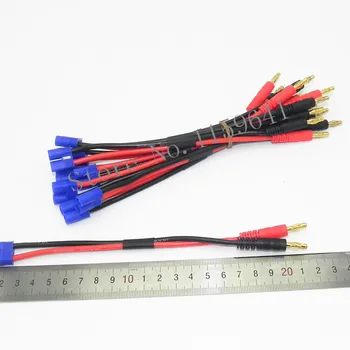 Aukštos kokybės EC3 vielos jungtis su Y kabelis, įkroviklis, laidas 150MM RC BEC LIPO baterijos