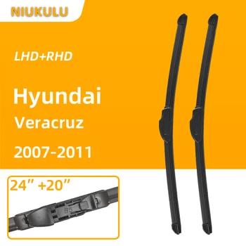 Automobilio Priekinio Stiklo Priekinio, Galinio Stiklo Valytuvų Mentės Hyundai Veracruz 2007-2011 24