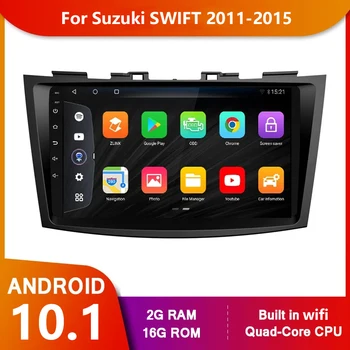 Automobilio Radijo Suzuki SWIFT 2011-2015 m. Quad Core Android 11 Car DVD GPS Navigacijos MP5 Grotuvas Automobilio Stereo Autoradio 9inch 2DIN