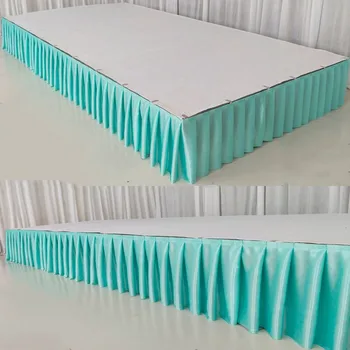 Baby shower stalo sijonas vestuves pokylių etape ledo šilko šifono stalo sijonas už staltiesė stalo grindjuostes už gimtadienis