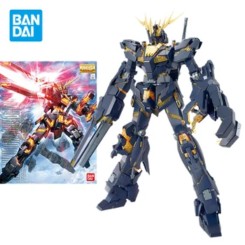 Bandai Originalus Gundam Modelio Rinkinio Anime Pav MG 1/100 VIENARAGIS GUNDAM-02 BANSHEE figūrėlių, Žaislai, Dovanos Vaikams