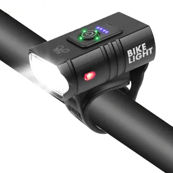 Dviračio Šviesos Rainproof USB Įkraunamas LED 2000mAh/4000mAh MTB Priekinis Žibintas priekinis žibintas Aliuminio Ultralight Žibintuvėlis Dviračio Šviesos