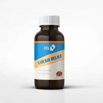 Ekologinio individualų aukštos kokybės spausdinta Hi-Tech kosulys sirupas butelio etiketės lipdukai vaistinė naudoti