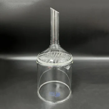 FAPEI skylutę stiklo filtro plokštė piltuvą, Talpa 2000mL, Su stiklo plokštė filtras, Lazerinis gręžimas