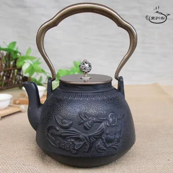 Japonijos vario puodą padengti Didelius lietinius Virti arbatos rinkinys ketaus arbatinukas maitrėja