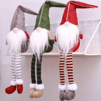 Kalėdinė Dekoracija Mielas Sėdi ilgakojis Elf Festivalis Naujųjų Metų Vakarienė Šalis, Kalėdų Papuošalai Namų Šaliai Dekoro