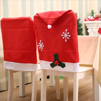Kalėdų Dekoracijos, Snaigės Kėdė Rinkinys Stalo Apdailos Kėdė Padengti Namų Dekoro Produktus