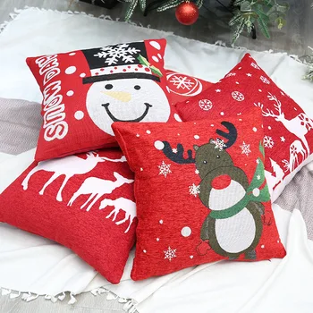 Kalėdų Užvalkalas Briedžių Santa Sniego Spausdinti Modelio Užvalkalas Sofa Padengti Namų Puošybai Kalėdų Dovanų Šalis