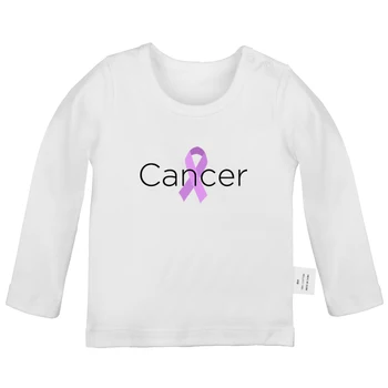 Kovos su Vėžiu Esate Gražus Dizainas Naujagimiui Berniukų, Mergaičių marškinėliai Bamblys Spausdinimas Grafinis Long sleeve Tee vatos Pagaliukai