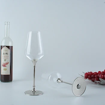 Kūrybos Dekoratyvinis Vyninės Namų Vyno Kabineto Apdaila Goblet Borosilikatinio Stiklo Drinkware Vestuvių Kristalų Vyno Taurė