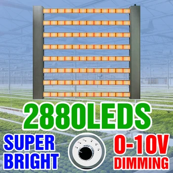 LED Grow Light šviesos srautą galima reguliuoti Patalpų Visą Spektrą Augti Šviesos AC100-277V Hydroponic Augti Šviesos Palapinėje Gėlės Sedlings 4000W 5000W