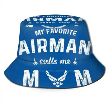 Mano Mėgstamiausia Airman Ragina Mane Mama Marškinėliai Jav Oro Pajėgų Mama Marškinėliai Korėjos Ponios Lauko Saulės Skrybėlę Kibirą Bžūp Mano Mėgstamiausia Airman