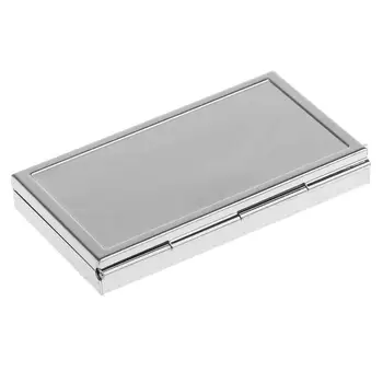 Mini Kelionės Metalo Tablečių Dėžutė Medicina Organizatorius Konteinerių Dėklas Dėžutė Atveju Sandėliavimo 3 Lizdas