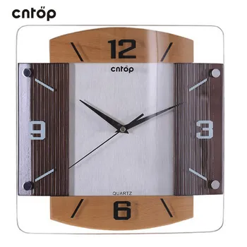 Modernaus dizaino aukštos kokybės laikrodžių mados asmenybės paprasta medienos kambarį sieninis laikrodis šokinėja sekundžių, 8 colių nemokamas pristatymas