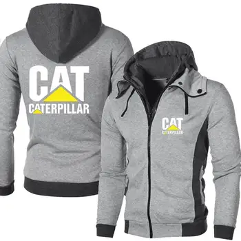 Naują Pavasario Rudens CAT, Caterpillar Logotipą, Hoodies vyriški Lauko Atsitiktinis Vyras Striukes, Šiltas, Aukštos Kokybės Harajuku Palaidinės Outwear