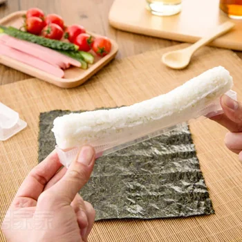 Nešiojamų Japonų Suši Roll Maker Ryžių Pelėsių Virtuvės Įrankiai Suši Maker Kepimo Suši Maker Rinkinys Ryžių Roll Pelėsių Suši Priedai