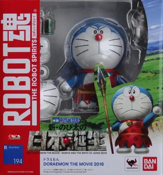 Originalus Bandai Doraemon Robotas katė tinkerbe mėlyna riebalų jingle katė 194 Asamblėjos Veiksmų Figureals Brinquedos Modelis