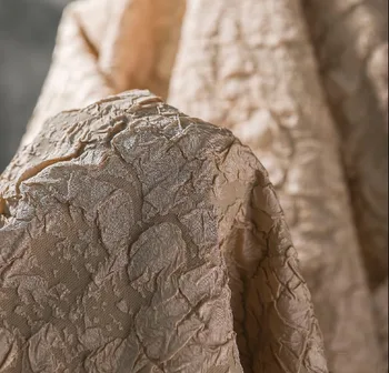 Rusvųjų akmens modelio tekstūra, trimatis gradientas, žakardiniai, kūrybos drabužių audinio
