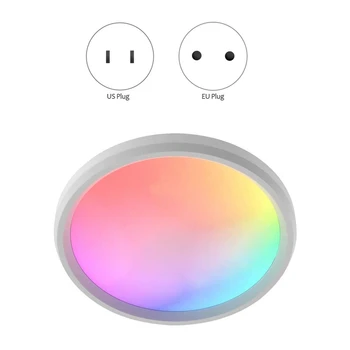 Smart Lubų Šviesos RGB LED Lubų šviestuvas Wifi APP Valdymas Balsu Su Alexa dega Gyvenamasis Kambarys Apdaila