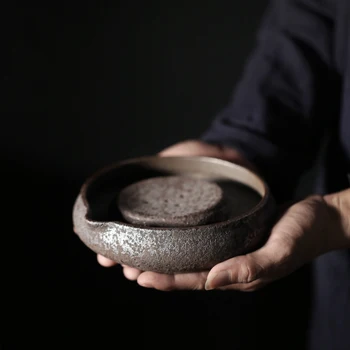 tradicinės keramikos arbatinukas trivets kinų arbatinukas savininko namų porceliano arbatinukas stendas