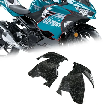 Už Kawasaki Ninja 400 2019 3K Anglies Pluošto Motociklo Pakeitimo Priedai Lauktuvės Pusėje Purvasargiai Viršutinė