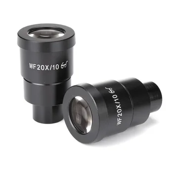 WF20X Plataus Lauko Mikroskopo Okuliarą Aukštos Akių-taškų Optinis Okuliaro Skersmuo 30/30.5 mm su Tinklelis Masto Stereo Mikroskopas