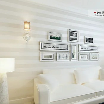 Šiuolaikinės paprasta neaustinių ekrano užsklanda vertikali juostelė ryžių balto smėlio tapetai gyvenimo kambario, miegamasis hotel paprasto spalva